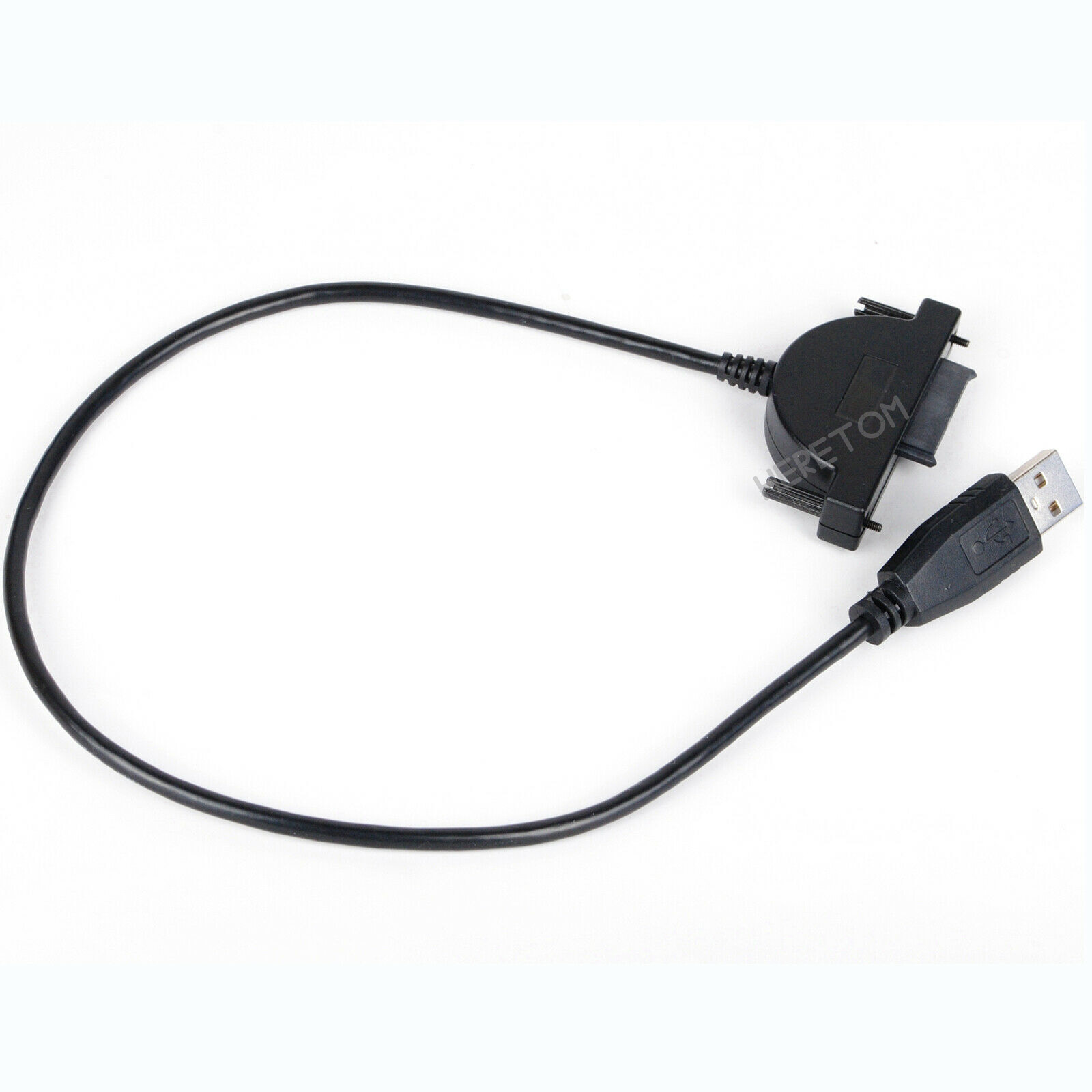 USB 2.0 to Mini Sata II 7+6 13Pin Adapter for Laptop CD/DVD ROM Slimline Drive Converter Cable Screws steady style USB 2.0 SATA