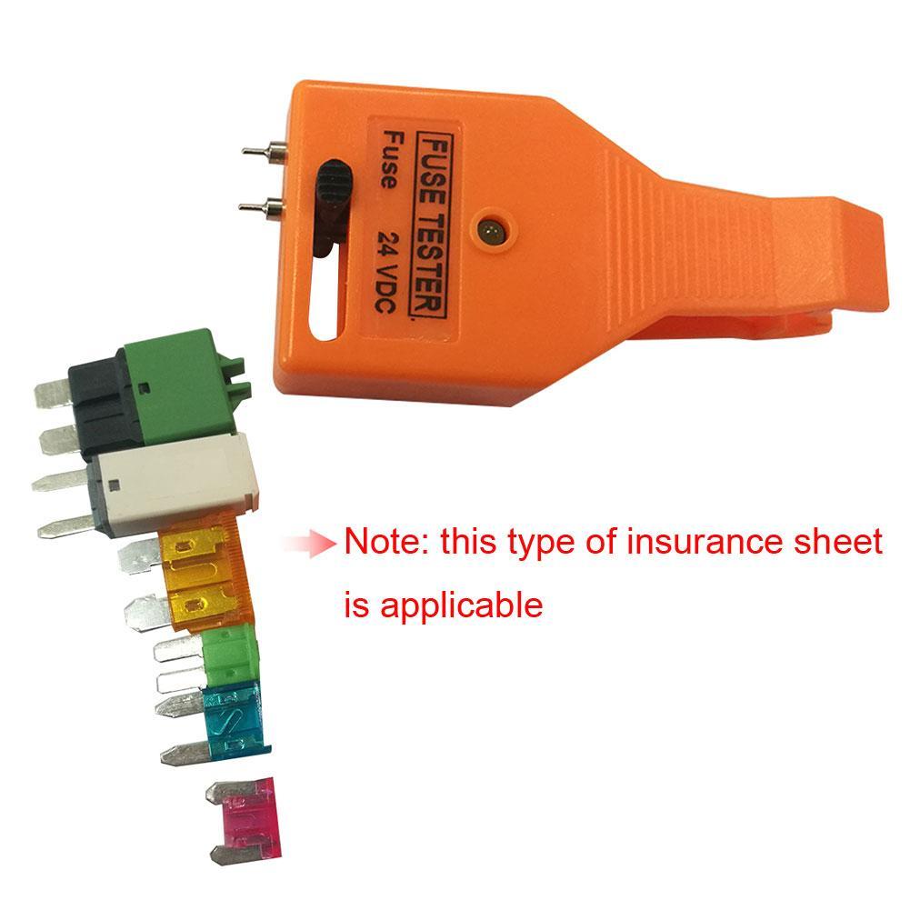 Fuse Tester With Button Battery Multifunctional Fuse Detection Extraction Device Dual-Purpose Fuse Puller