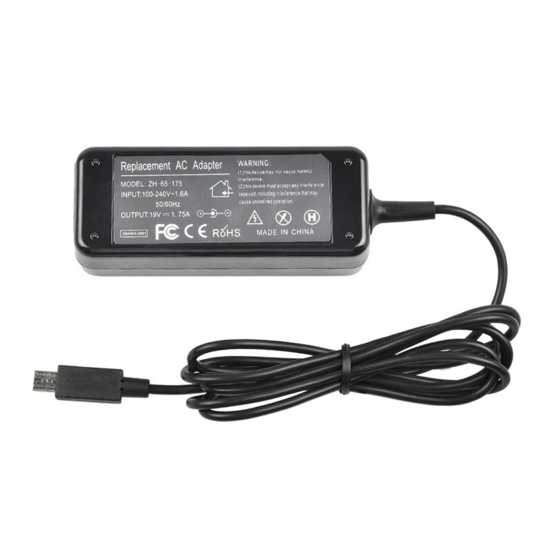 19v 1,75 a laptop power adapter charger for 11,6 eeebook  x205t x205ta notebook 33w newly invented
