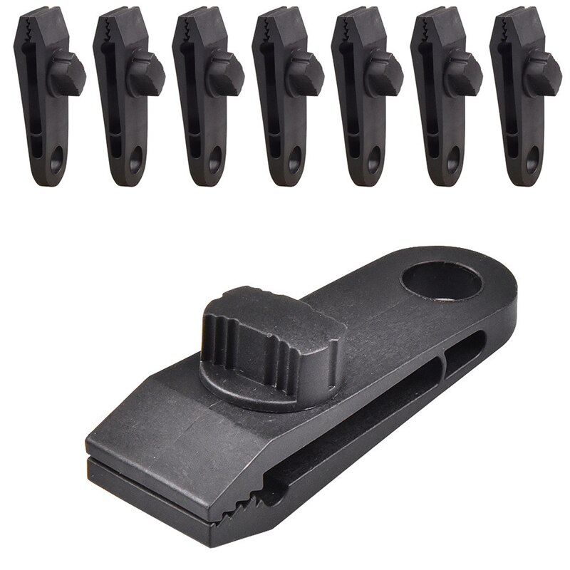 10PCS Tarp Clips Hangers Thumb Screw Camping Tent Clamps Lock Grip Heavy Duty Plastic Clips Sewing Accessories