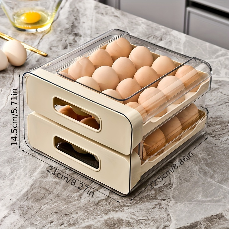 Kühlschrank-Eier-Organizer, Eierhalter für Kühlsch... – Grandado