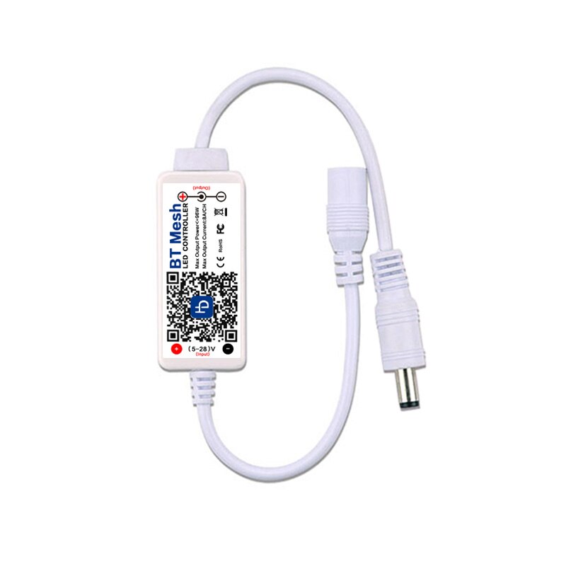 Magic Home DC5-24V Bluetooth Wireless Controller,DIY / APP Bluetooth Mesh LED Single Color/ RGB/RGBW Controller；for led strip