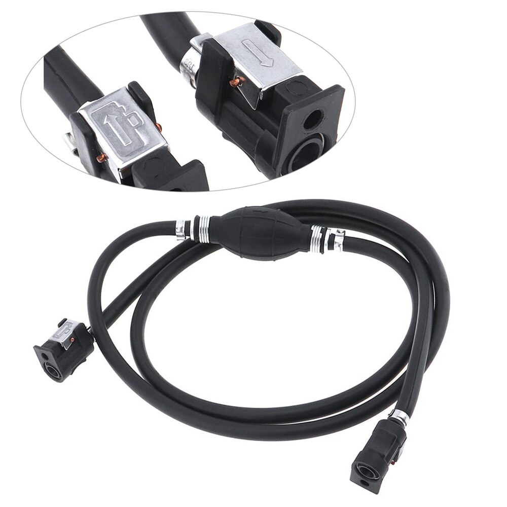 Universal 8mm Fuel Line Assembly Outboard Primer Bulb with Adapter For Ya maha Marine Boat Tractor Fuel Line Assembly