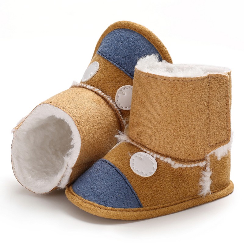 Winter Baby Cute Cartoon Boots Soft Plush Booties for Infant Girls Boys Anti Slip Snow Boot keep Warm Cute Crib Fashionshoes