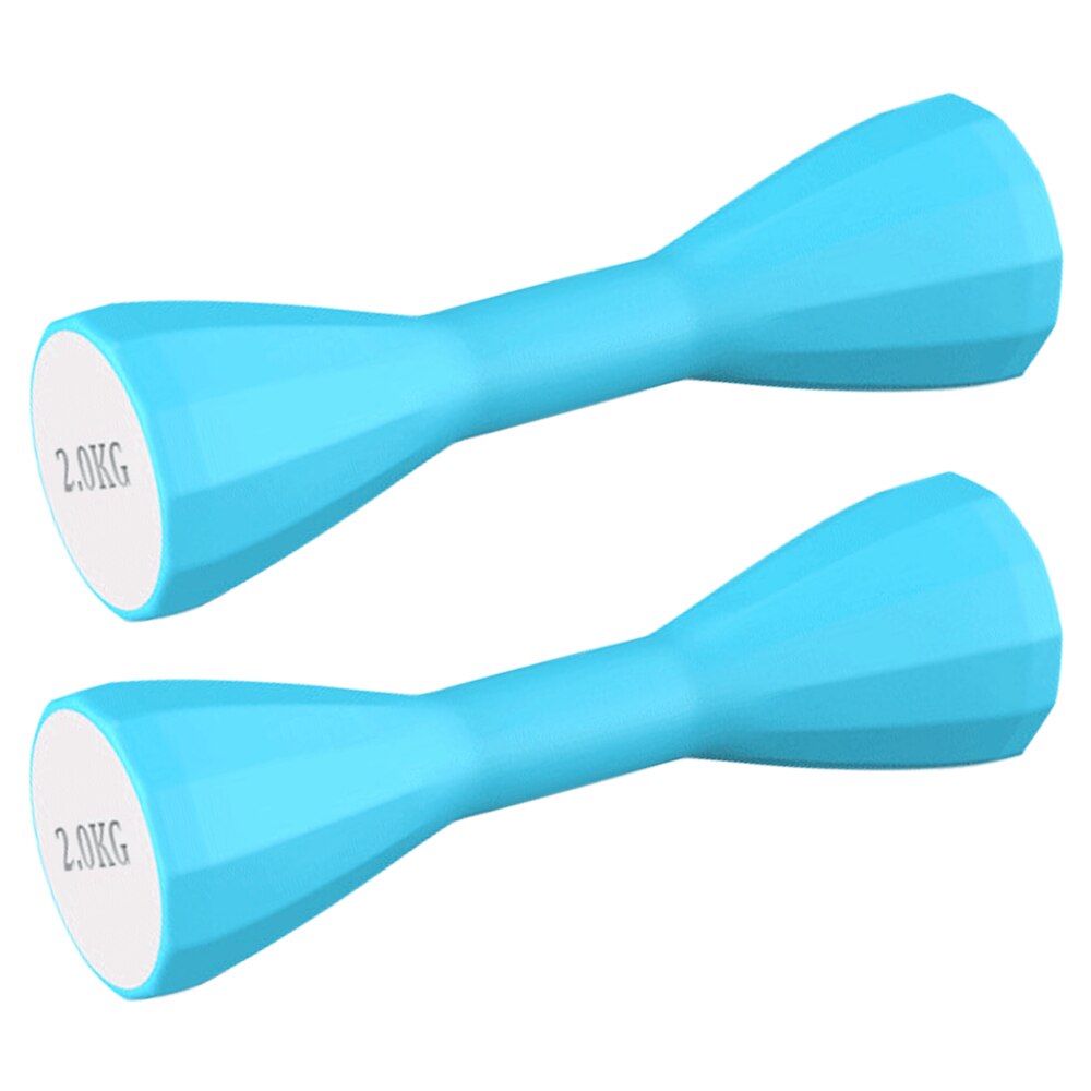 Haltères de Fitness pour hommes et femmes, 1 paire, ensemble de poids, gymnastique à domicile, exercice de force, 2kg/pièce: Blue 2KG