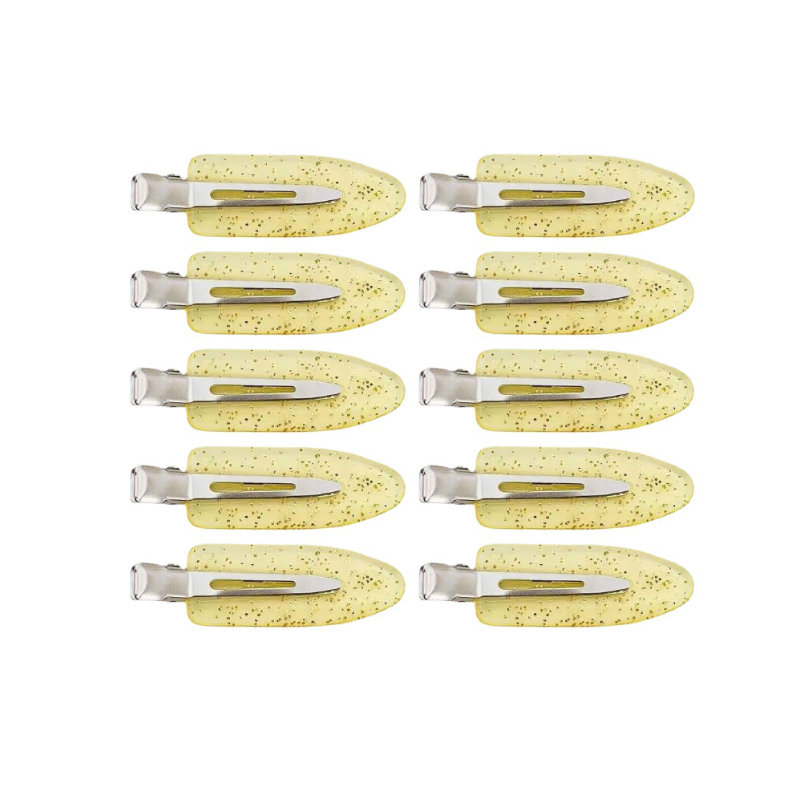 Molans 10 pz/impostato no piegare Fermagli per Capelli Senza Soluzione di Continuità Frangia Laterale Barrette Trucco Lavaggio Viso Accessori Donne Ragazze messa in piega Forcine: Rosso