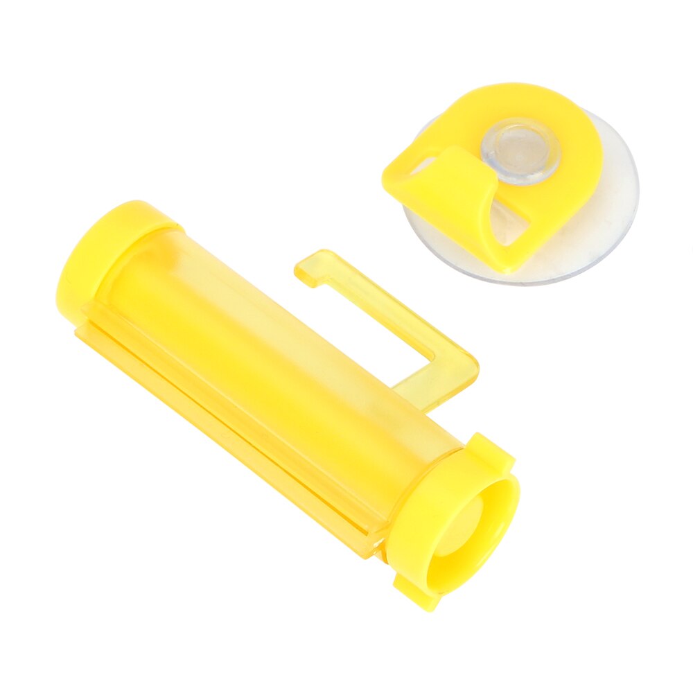 Vacuum Sucker Hook Dispenser Squeeze Tube Squeezer Toothpaste Dispenser Facial Cleanser Squeezer Clip