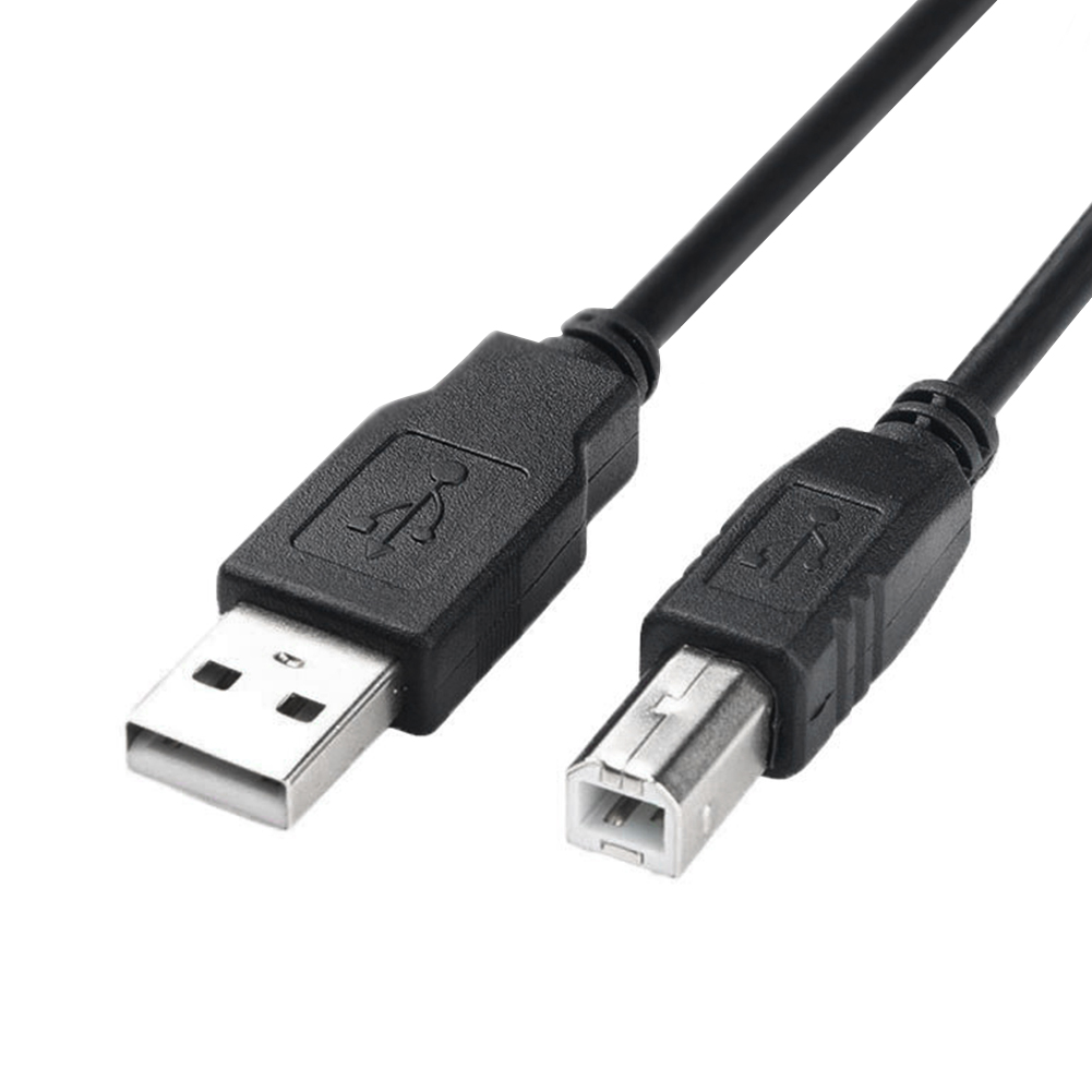 USB 2.0 Drucker Kabel hoch Geschwindigkeit Behälter zu BM Daten Scanner Kabel 1 m/3.28ft Schwarz Etikett Drucker DAC USB drucker