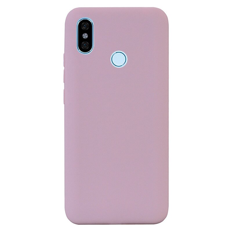 Capa de silicone para xiaomi redmi nota 5 caso tpu capa de telefone para xiaomi redmi nota 5 pro caso redmi nota 5 capa funda coque: 15 Lotus Pink