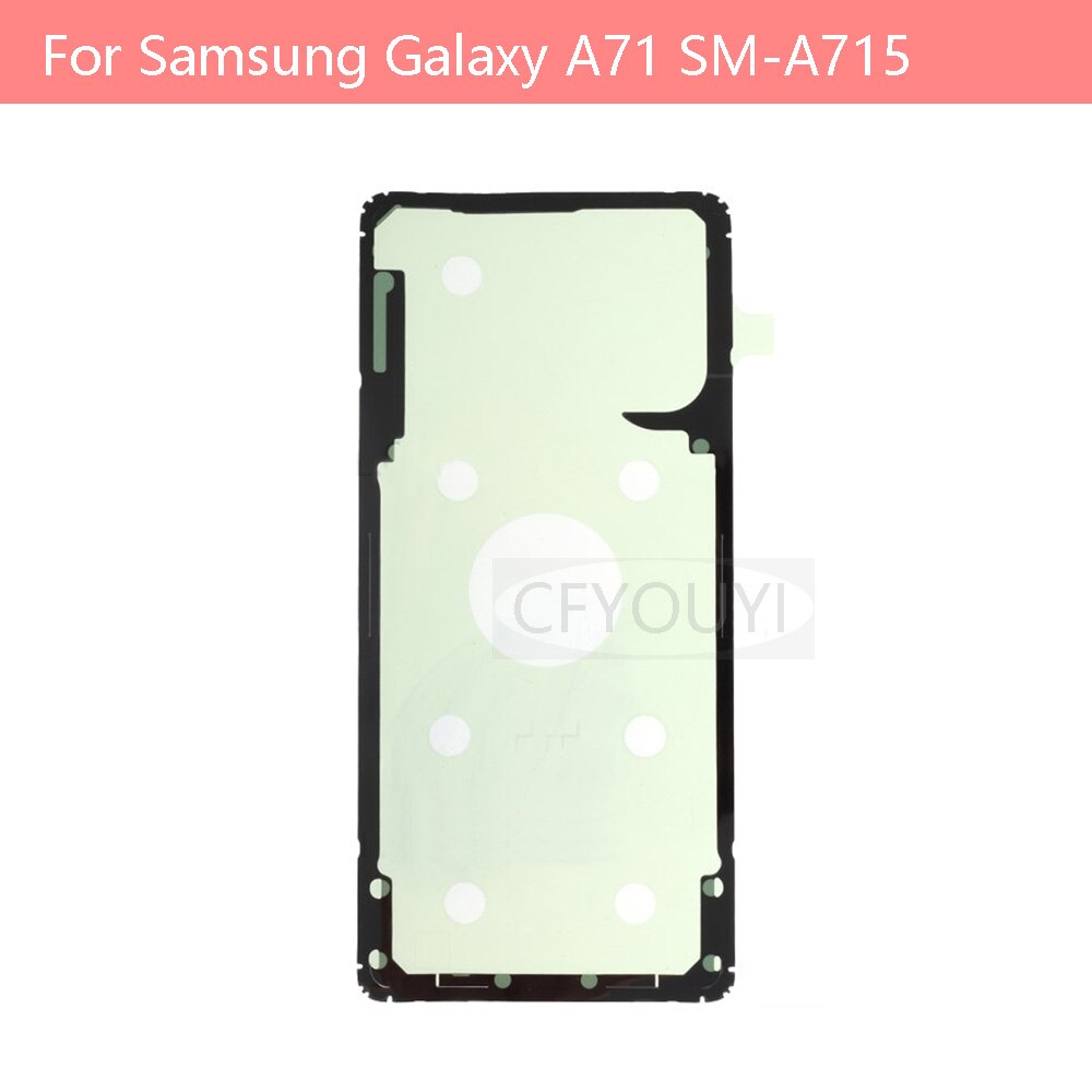 Voor Samsung Galaxy A31 A315 /A51 A515/A71 A715 Telefoon Behuizing Batterij Back Deur Sticker Lijm