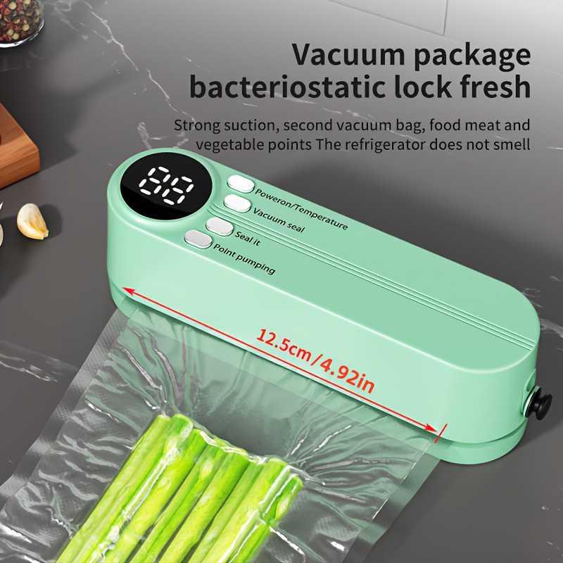 Xiaomi Mijia-máquina de sellado al vacío automática inalámbrica, pequeña, portátil, para envasado de alimentos, máquina laminada, preservación