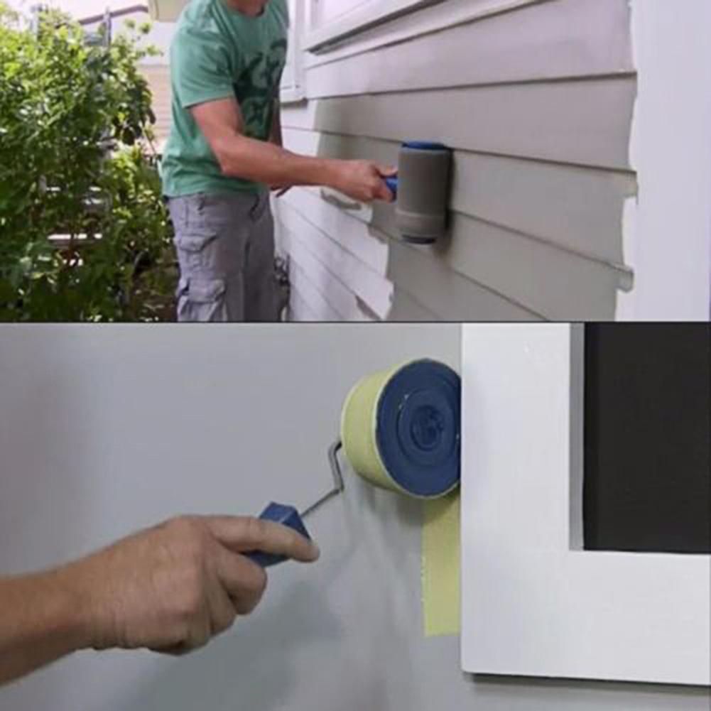 et mur peinture coureur rouleau facile à utiliser peinture brosse outils usage domestique mur décoratif bricolage brosses ensemble