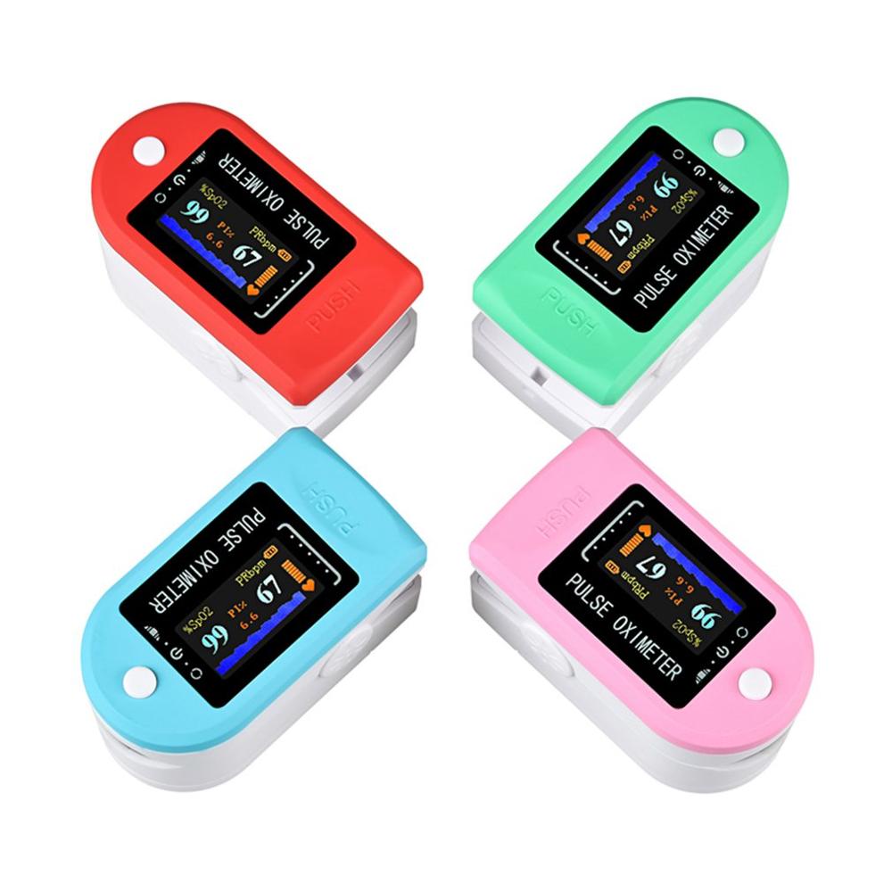 Portable Finger Pulse Oximeter blood oxygen Heart Rate Saturation Meter LED Oximetro de dedo Saturometro Monitor