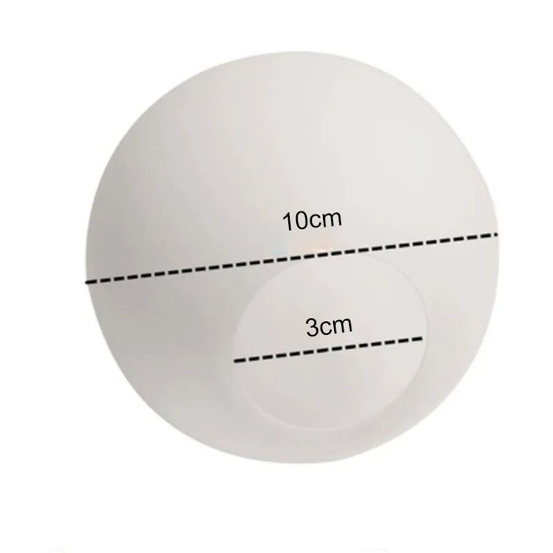 Weißer Glas lampen schirm, milchige Globus lampen schirme passende Lampe, d10cm d12cm d15cm d20cm d25cm runde Licht abdeckung, panta lla lampara: Beige