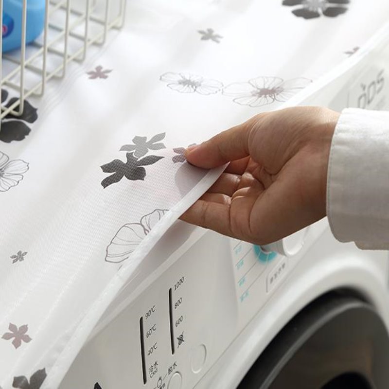 1PCS Refrigerator dust cover household appliances waterproof cover towel refrigerator hanging bag