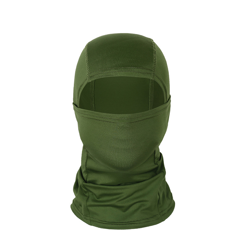 Pasamontañas de camuflaje máscara facial completa esquí bicicleta ciclismo caza cubierta para la cabeza bufanda Blaclava gorra Bandanas hombres: Rojo