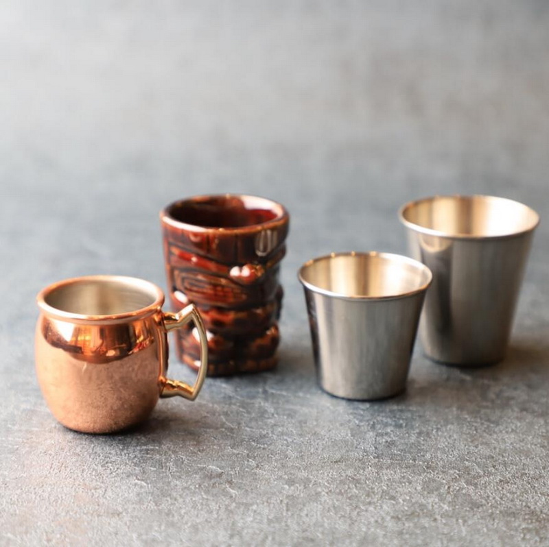 Copa TIKI de Estilo Hawaiano, vaso pequeño de cóctel con personalidad, vaso de cerámica para vino