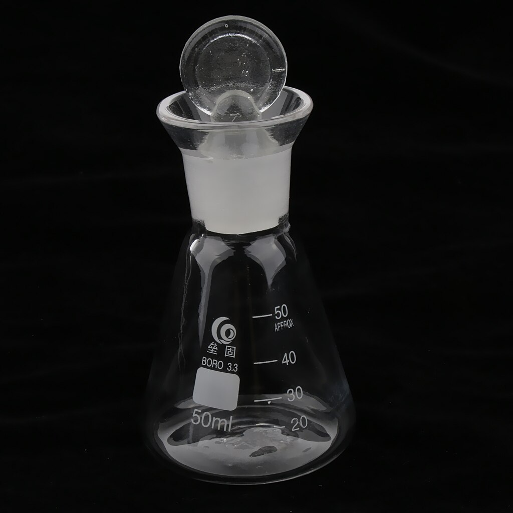 Conical Narrow Neck Flask With Plug Power Tools Factory Work Supplies