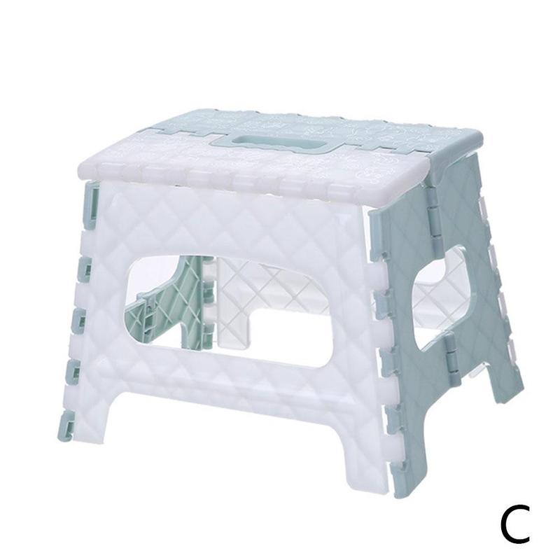 Plast folding trinn krakk hjem sammen utendørs lagring krakk lagring holder sammenleggbare låve utendørs sammenleggbar camping  r6 d 5: C