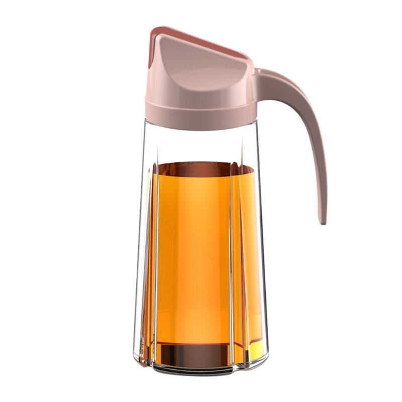 Auto Flip Olive Oil Dispenser Bottle 300ml-630ml Leakproof Condiment Container With Automatic Cap and Stopper Non-Drip for H051: P-630