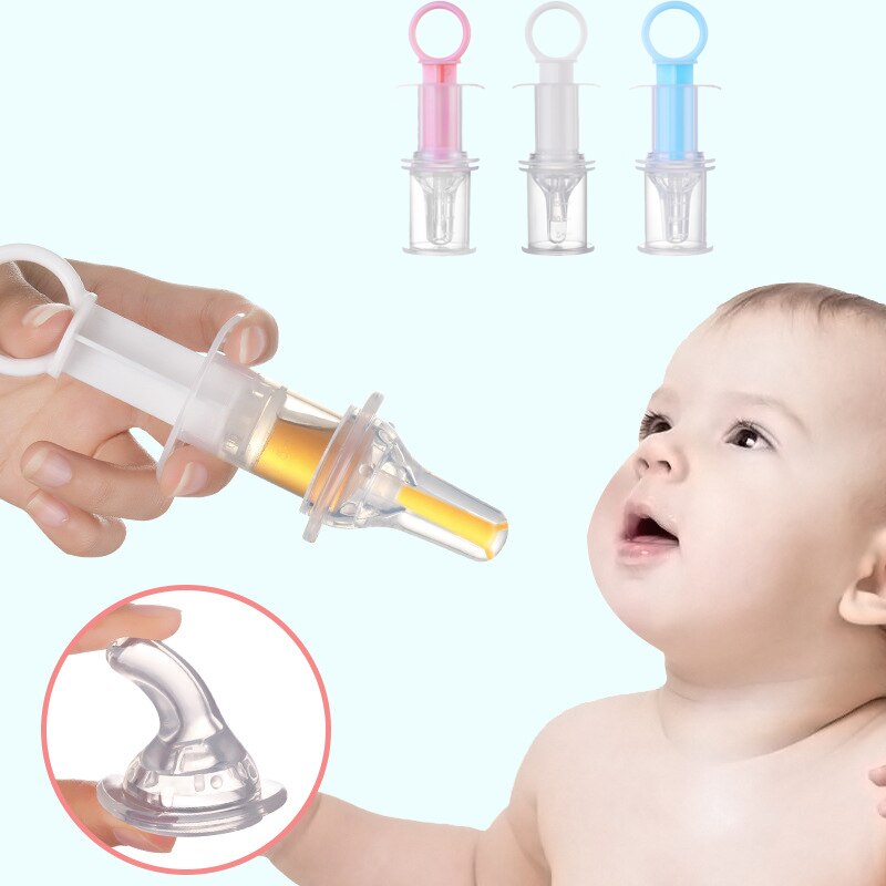 Baby Medizin Zubringer Nadel Typ Baby Tropfer Medizin Zubringer freundlicher Nadel Zubringer quetschen Medizin Tropfer Spender Schnuller