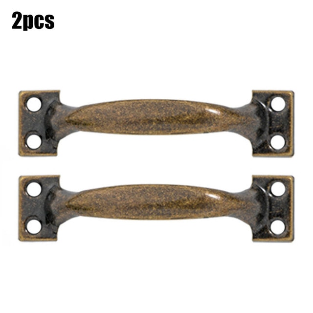 Golden Cupboard Handle Brushed Stainless Steel Kitchen Cabinet Door Knob Furniture Drawer Pull Hardware Pulls Bar Handle: GREEN BRONZE / 5inch