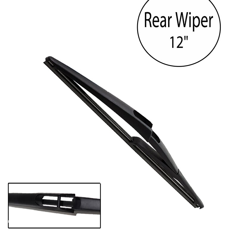 Wiper Front &amp; Rear Windscreen Wiper Blades Set For Nissan Qashqai J11 26"17"12"