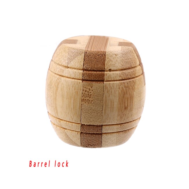 Neue Pädagogisches Erwachsene Kinder Spielzeug Ausgezeichnete IQ Gehirn Teaser 3D Holz Verriegelung Kong Ming Luban Lock Puzzle Spiel Spielen: 881942