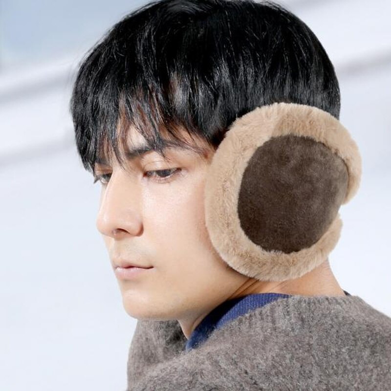 Winter Thicken Fleece Earmuffs Ear Warmers Men Women Soft Plush Ear Muffs Outdoor Windproof Wear Earmuffs for Sports Daily Wear