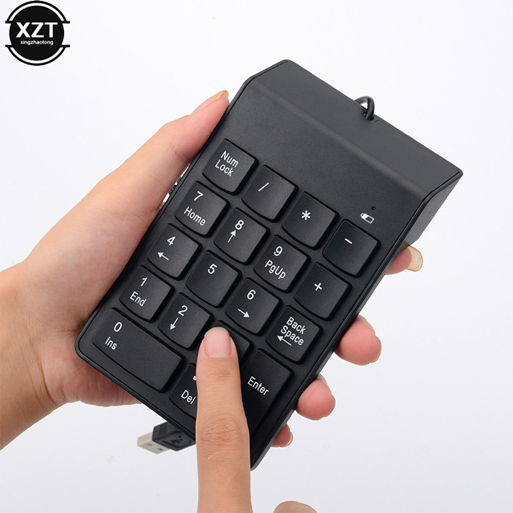 Universal numeric keypad USB Wire Mini number Keyboard keycap for Laptop Desktop PC Computer Numpad 18 Keys Keyboard accountant