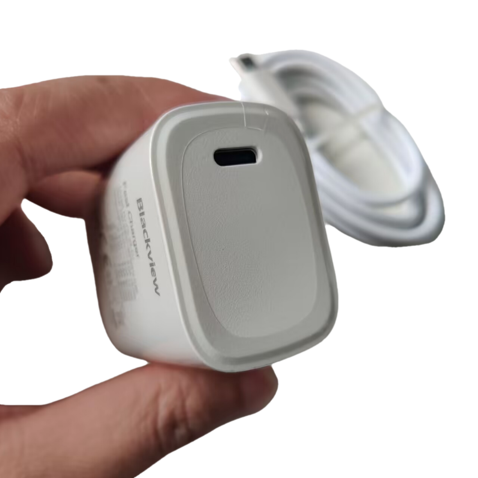 Paquete de cargador rápido Original para Blackview BV9300 Pro con adaptador de CA, adaptador de enchufe de la UE y cable USB