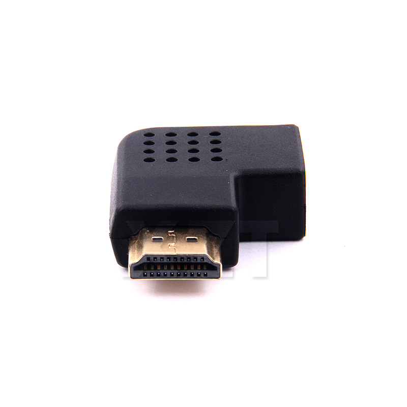 Black HDMI Male To HDMI Female Cable Adapter Converter Extender Right/Left Angle For HDTV HDMI 1080P Adapter Cable Converter