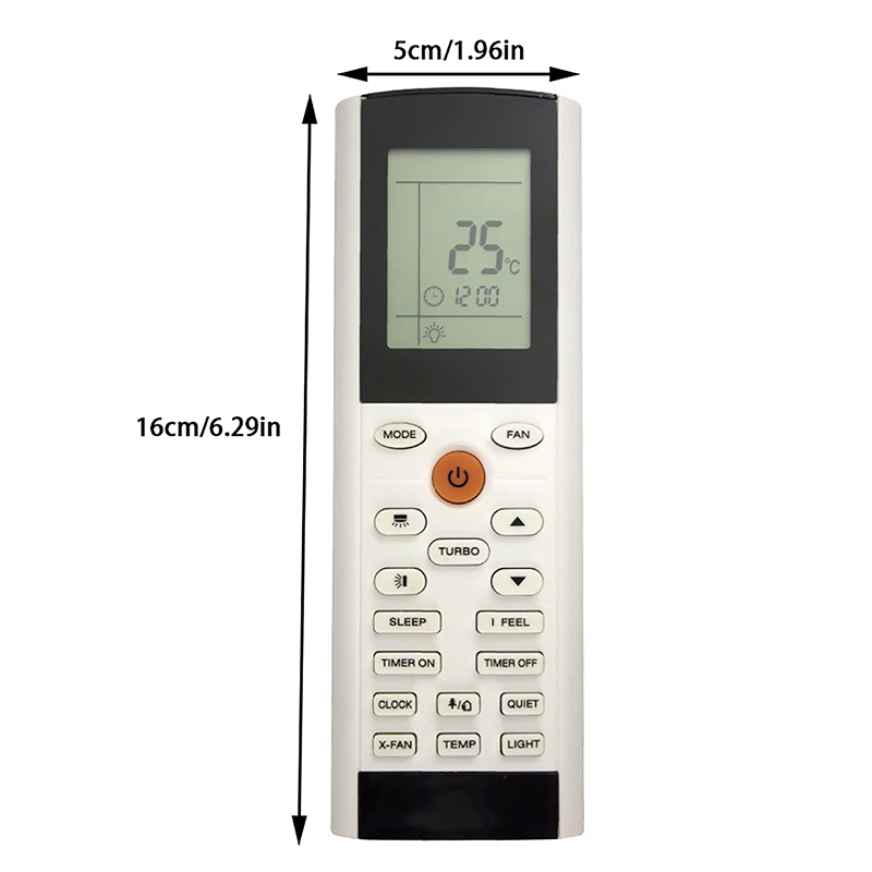 YACIFB-Télécommande universelle pour climatiseur, remplacement de la télécommande d'air, G123, MSHV25D1S