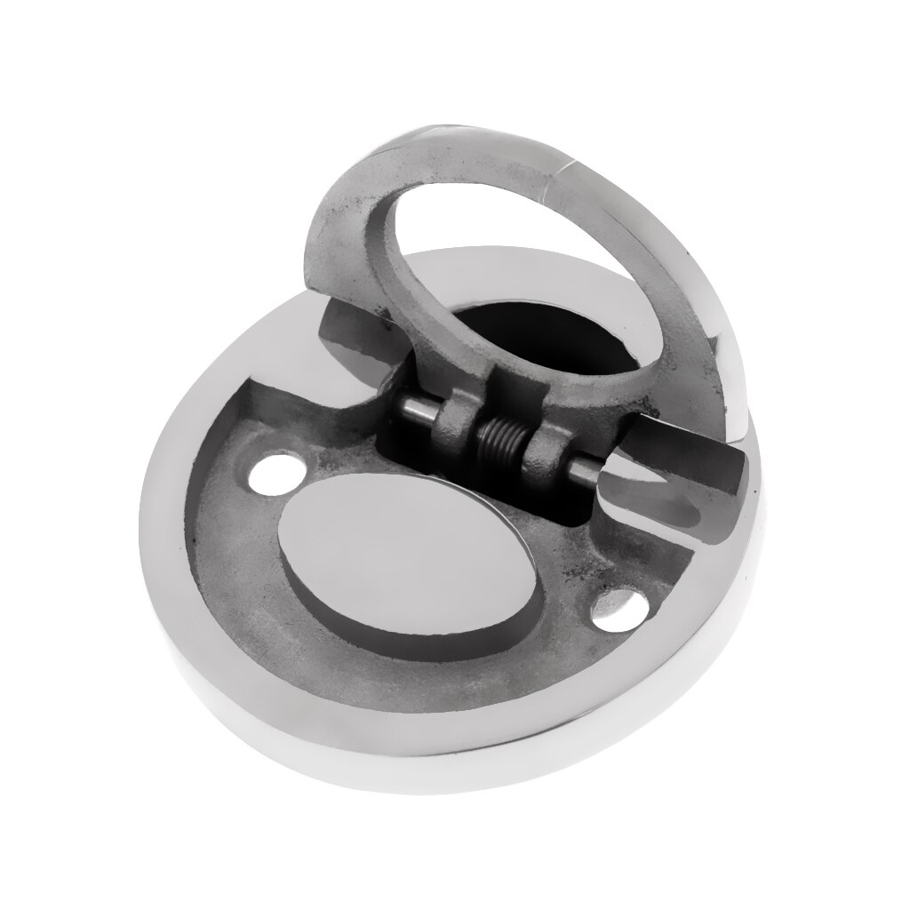Marine Boat 2'/5cm Round Flush Pull Lift Ring Handle Hatch Latch Locker Cabinet Hardware Accessories