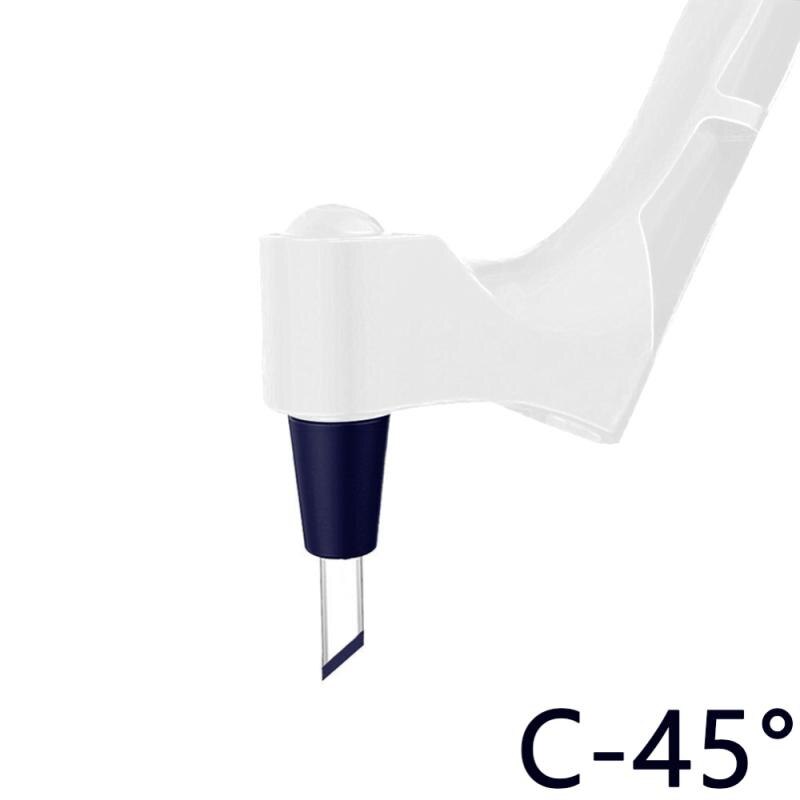 DIY Knife Blades Leather Punch Cutter Paper Cutting Tools Leather Craft Home DIY Art Cutting Leather Tools 360 Rotating Blade: 45 degree