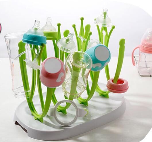Babyflaskor torkställ kopp rengöring torktumlare dränering förvaringsställ trädform rack för babyflaskor avtagbar yhz 030: Yhz 030c
