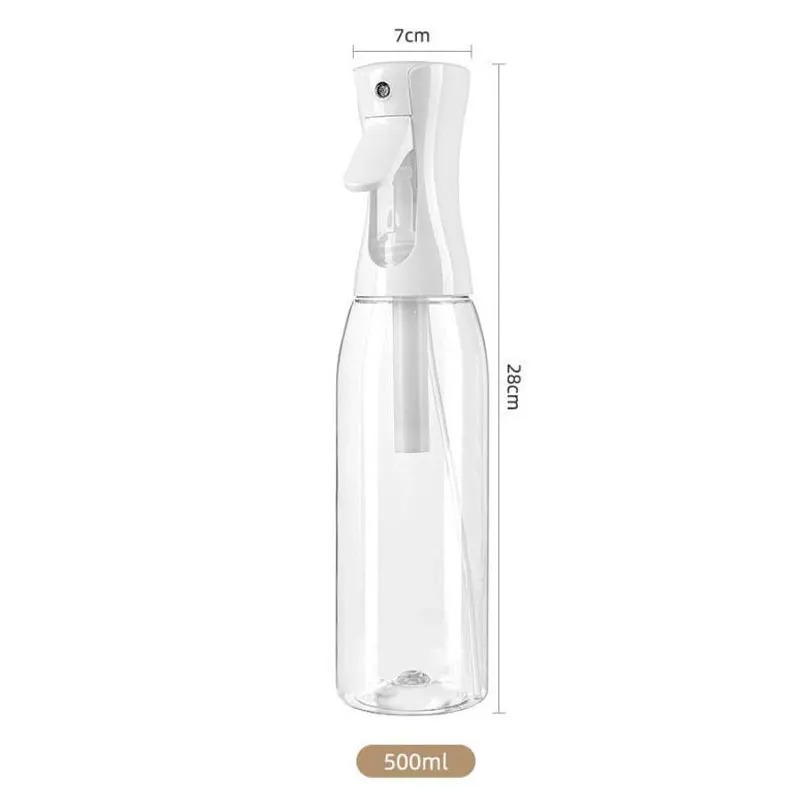 Continuous Spray Bottle with Ultra Fine Mist Refillable Versatile Water Sprayer for Hair, Home Cleaning, Salons, Plants and More: green