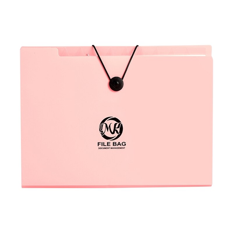 Expanding File Organizer with Index Stickers Elastic String A4 Accordion File Folder Document Organizer Folder Portable YYDS