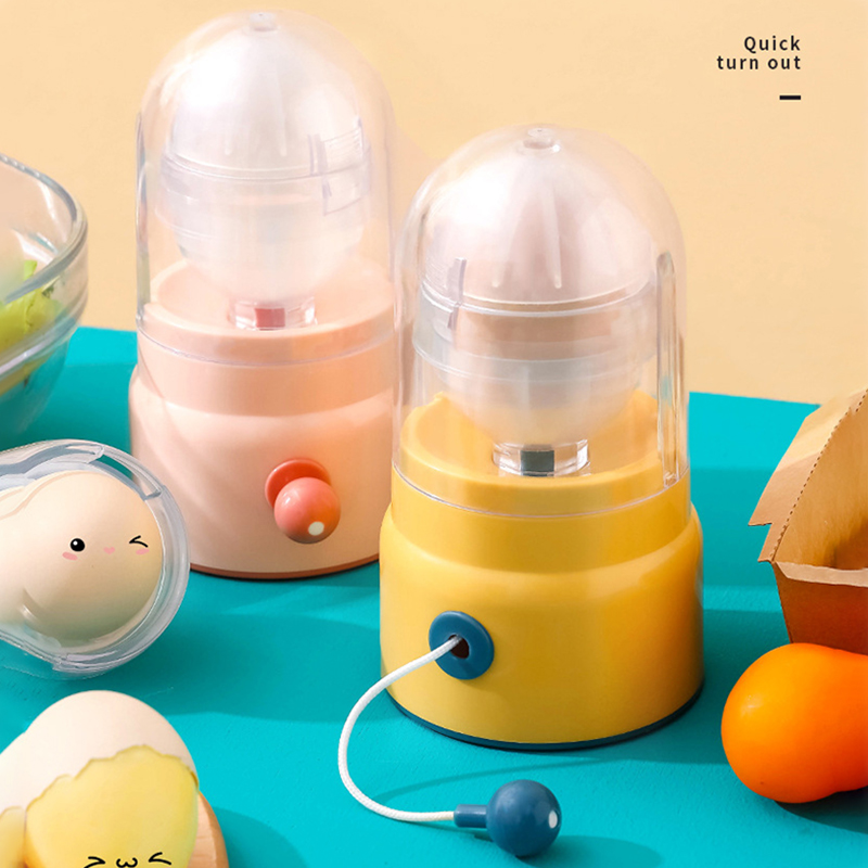 Egg Scrambler Shaker Hand Pull Type Manual Egg White Yolk Whisk Mixer Practical Egg Scrambler Shaker Hand Pull Type PR
