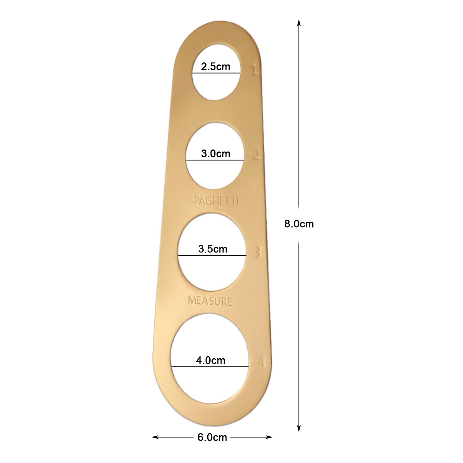 Mabi Cooking Ruler Easy Clearing Pasta Ruler Measuring Tool 4 Serving... – Vicedeal