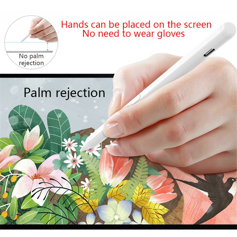 Tilt Smart Stylus Pen For Ipad Palm Rejection Tablet Touch Screen For Apple Pencil 2 1 iPad Pro 11 12.9 6th 7th