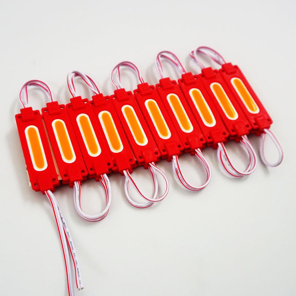 20 Stks/partij Cob Injectie Led Module Waterdichte DC12V 2W Cob Led Modul Voor Led Reclame Borden Backlights Doosletters