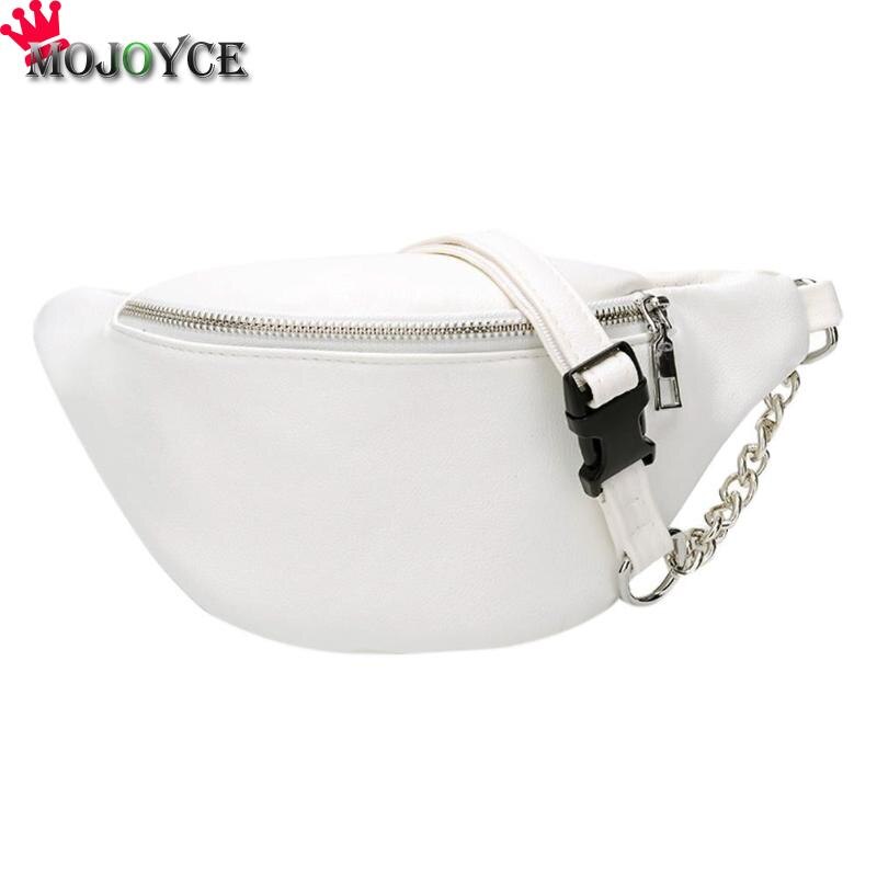 PU Leather Fanny Waist Pack Women Shoulder Chest Belly Belt Handbags Female Crossbody Handbag Fanny Pack Bum Bag Sac Banane