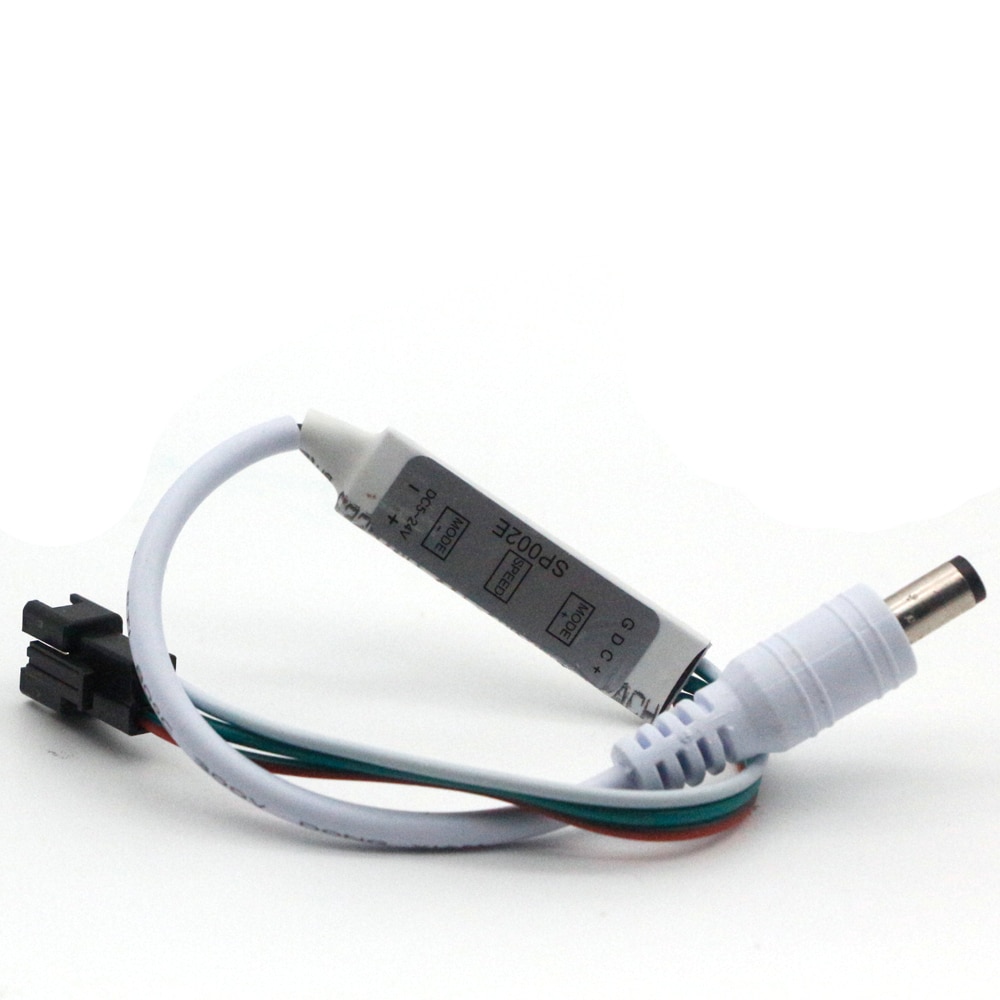 600px SP002E Mini 3Key Led Controller Usb Dc Sata Voor Rgb WS2812B UCS1903 SK6812 Adresseerbare Pixels Led Strip Verlichting DC5V-24V