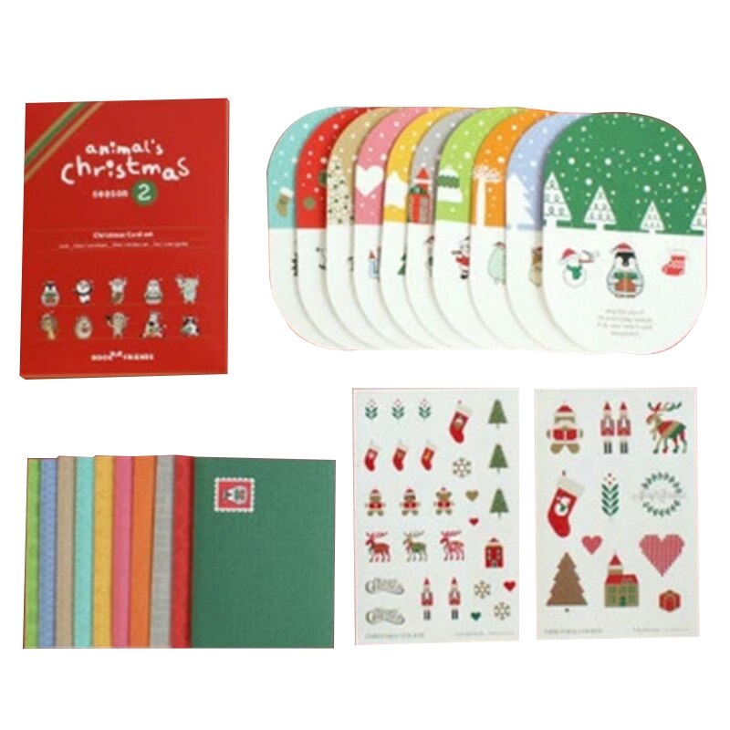 1 Set Christmas 3D Stereo Greeting Card AR Virtual Imaging Technology U2JC