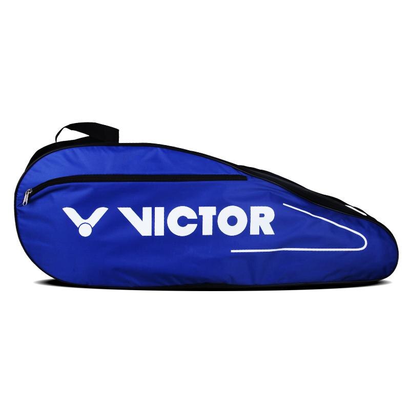 Victor ketsjer rygsæk sports badmintontaske enkelt skulder (til 6 ketsjere) ketsjer taske gym pg -581f 75*28*13cm: Default Title