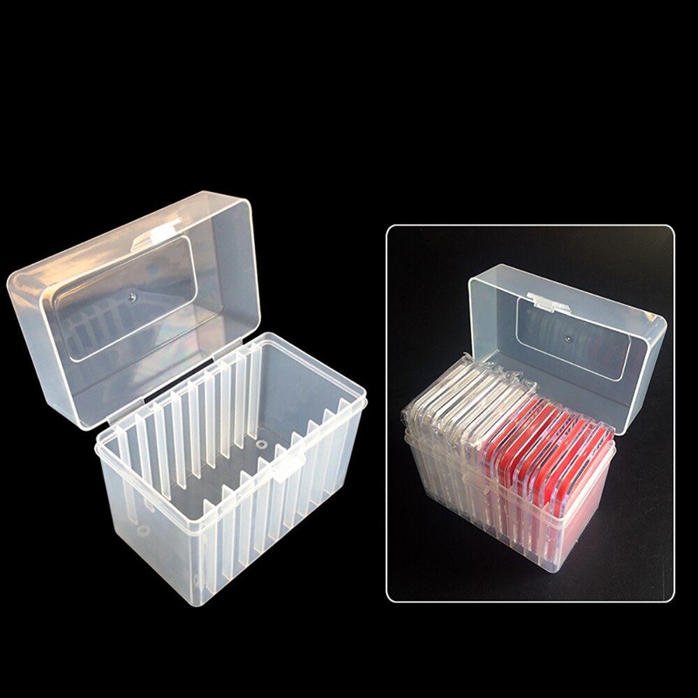 10 Pack 10 Slot Slab Coin Red ABS Plastic Storage Box Case 4
