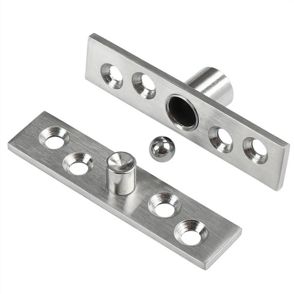 360 Degree Rotation Axis 75/150mm Rotating Hinges Location Shaft Up and Down Door Hidden Pivot Hinge Stainless Steel