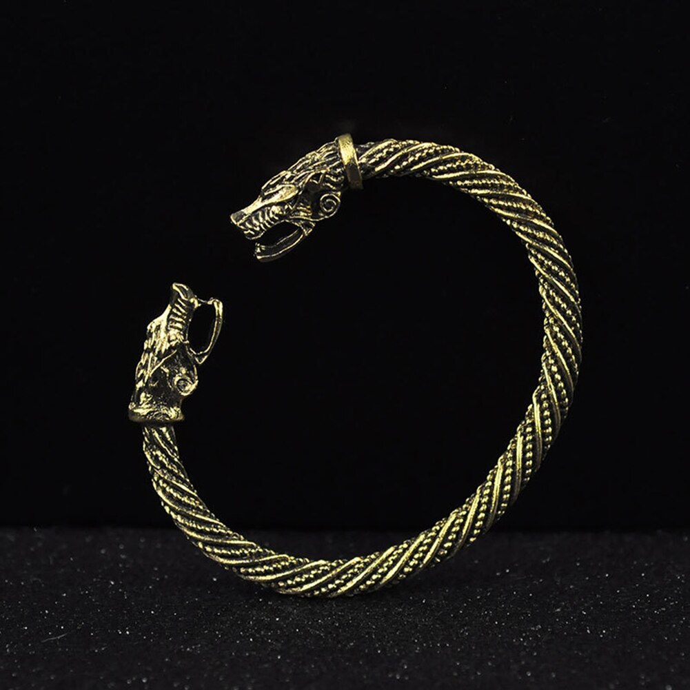 Teen Wolf Kopf Armband Indischen Schmuck Zubehör Viking Armband Männer Armband Manschette Armbänder Für Frauen Armreifen