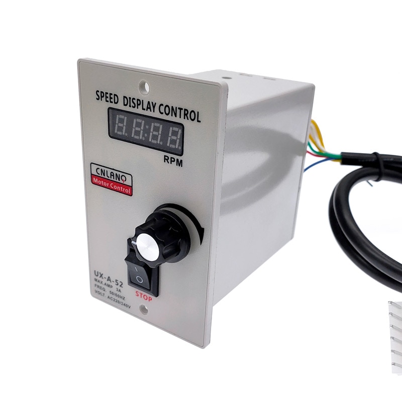 Digital display speed controller UX-A-52 400W AC 220V Motor Speed Pinpoint Regulator Controller Forward &amp; Backward 50/60hz